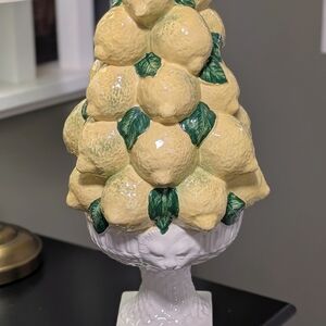 Lemon Topiary Ceramic Decor